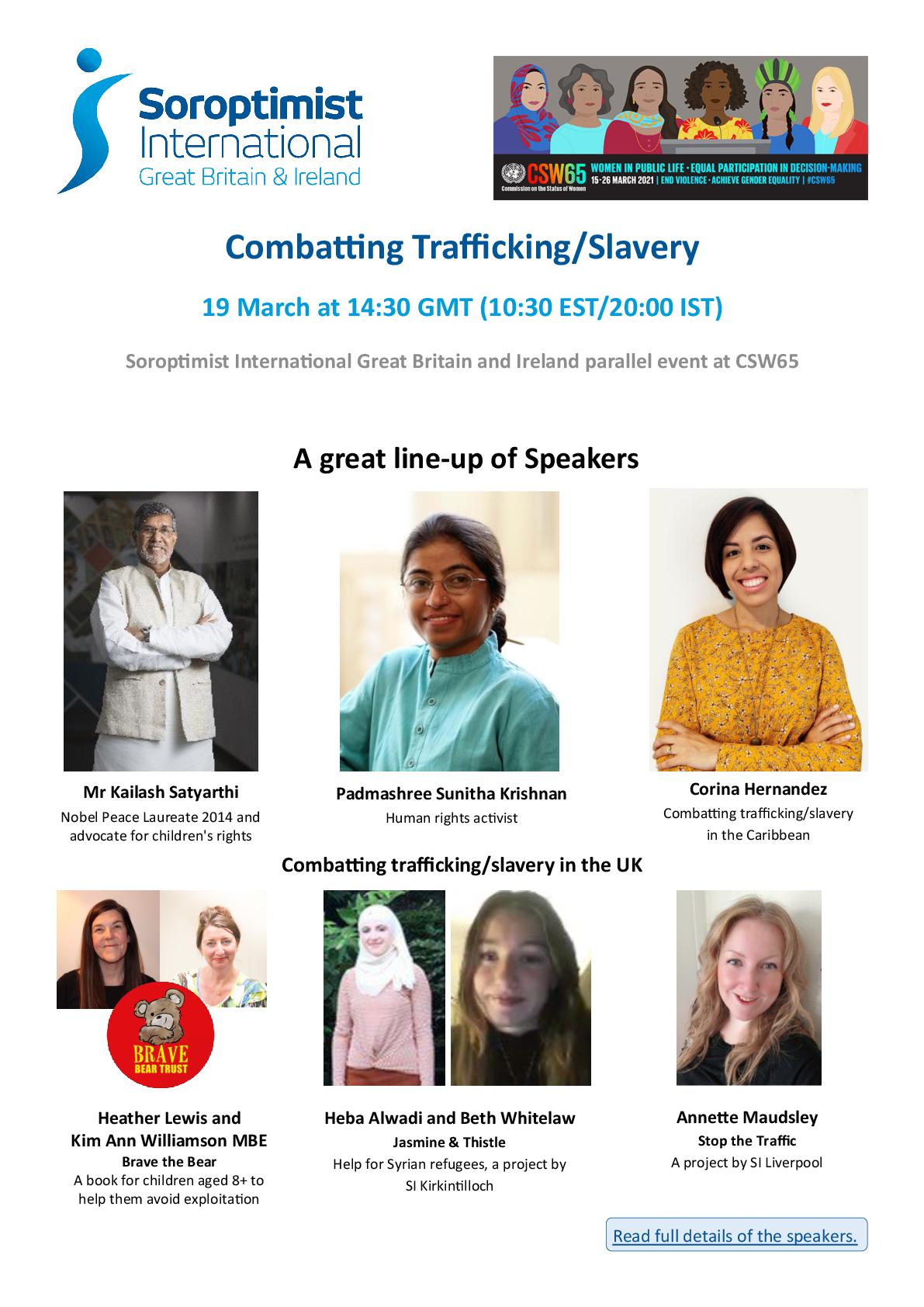 Combatting Trafficking/Slavery