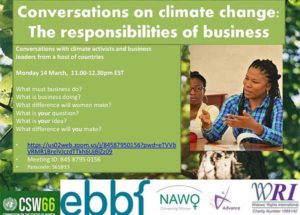 Conversations on Climate Change - Responsibilities of businesss